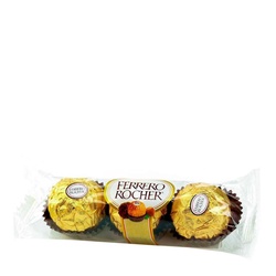 Bombom Ferrero Rocher C/03 Und (t3 C/16)