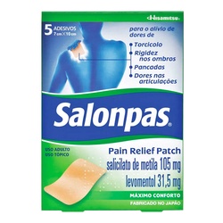 Salonpas Emplastro Pain Relief 5 Unid.