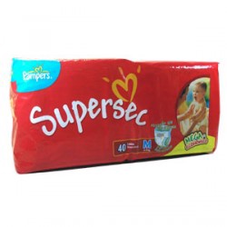 Fr Pampers Basica Mega Pacotao M 40 Und