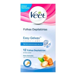 Dep Veet Cera Corporal Pele Delicad C/12