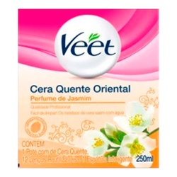 Dep Veet Cera Quente Oriental Jasmim 250
