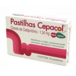 Cepacol Past.cereja/hortela 16 Und
