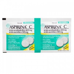Aspirina C Eferv.limao 02cpr