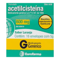 Acetilcisteina 600mg (g) Eur.16env