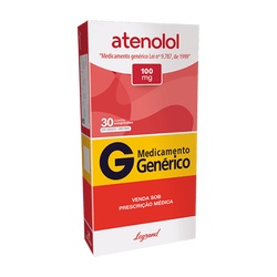 Atenolol 100mg (g)(leg) C/30 Cpr