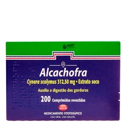 Alcachofra 312,5mg (aspen) 200cpr