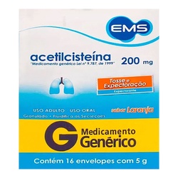 Acetilcisteina 200 (g)ems. 16env