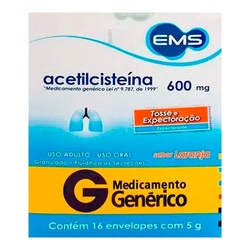 Acetilcisteina 600 (g)ems. 16env