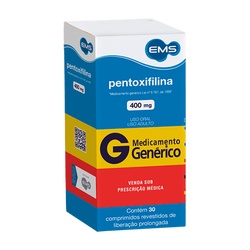 Pentoxifilina 400mg (g)ems. 30cpr