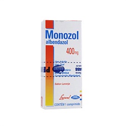 Albendazol(monozol)400mg Leg 01cpr