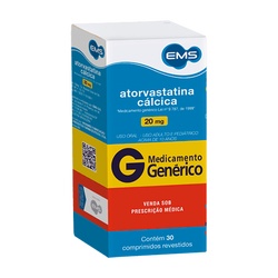 Atorvastatina 20mg (g)(ems) C/30 Cpr