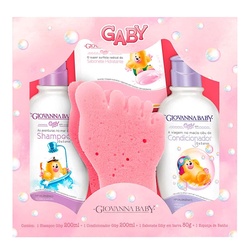 Kit Gbb B_k Inf Hora Banho Gaby Rosa (gi
