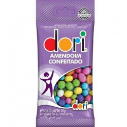 Amendoim Dori Confeitado Colorido 70 G
