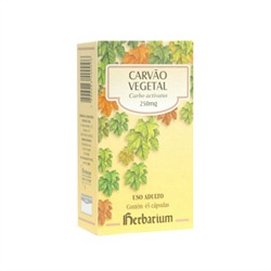 Carvao Vegetal 250mg (herb) 45cps
