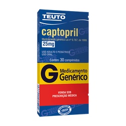 Captopril 25mg (g)teu. 30cpr