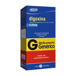 Digoxina 0,25mg (g)(teu) 30 Cpr