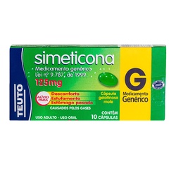 Simeticona 125mg (teu)c/10 Cpr