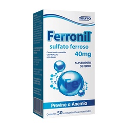 Sulfato Ferroso(ferronil)teu 50cpr