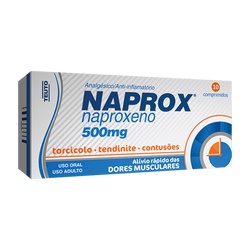 Naproxeno(naprox)500mg Teu 10cpr