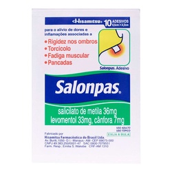 Salonpas Adesivo Pequeno 10 Adesivo
