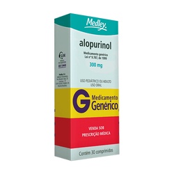 Alopurinol 300mg (g)(med) C/30 Cpr