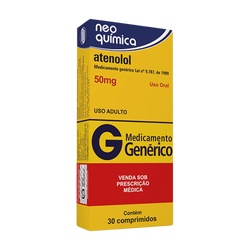 Atenolol 50mg (g)(neo) C/30 Comp