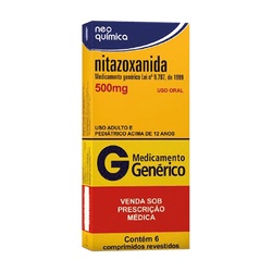 Nitazoxanida (g) (annita) 500mg 06cpr