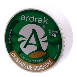 Cristais De Gengibre Limao C/12 G