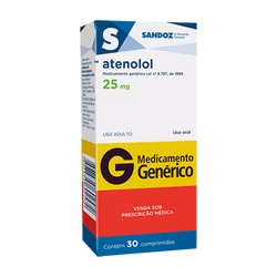 Atenolol 25mg (g)(sdz) C/30 Cpr