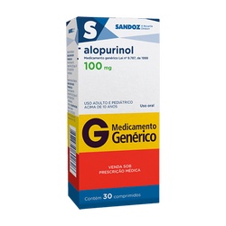 Alopurinol 100mg (g)(sdz) C/30 Cpr