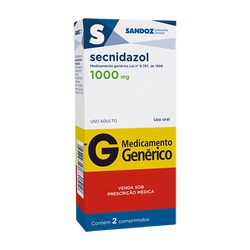 Secnidazol(g)1000mg Sdz 02cpr