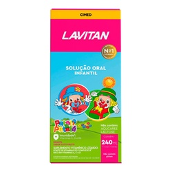 Lavitan Kids Sol Zero Acucar 240ml