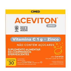 Aceviton Zinco Comp Eferv 3 Tb X 10