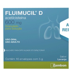 Fluimucil D 600mg C/16 Env