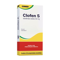Diclof Sodico(clofen S)50mg Cim 20cpr