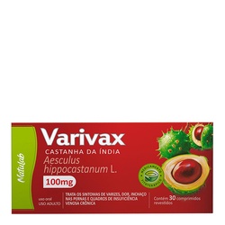 Castanha Da India(varivax)100mg Nat 30cp