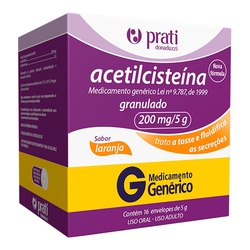 Acetilcisteina 200 (g)pra. 16env