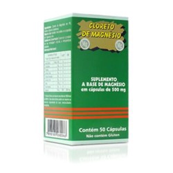 Cloreto De Magnesio (medinal) C/50 Cp