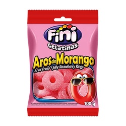 Fini Aros De Morango 100 G