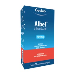 Albendazol(albel)400mg Geo 01cpr