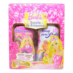 Kit Inf Barbie Esc De Princesa Sh+spray