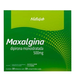 Dipirona 500mg (maxalgina)(nat) C/10 Cpr