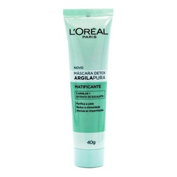 Argila Pura Masc Detox Matificantee 40 G