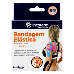 Bandagem Elastica Adesiva Bege 1und