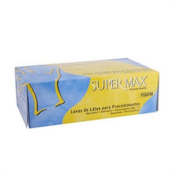 Luvas Proced.latex (p)(supermax) 100 Par